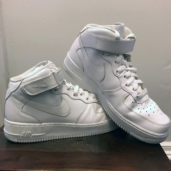 Nike Air Force 1 Mid 07 Size 9 White - Picture 1 of 4